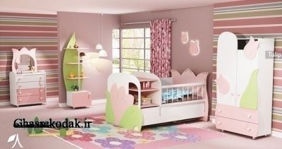 سرویس خواب کودک مدل تولیپ